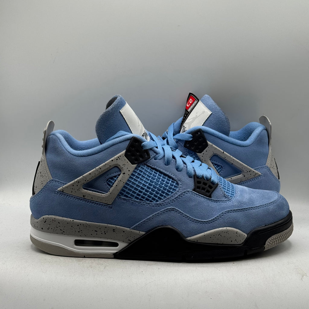(USED) Jordan 4 University Blue Size 10.5