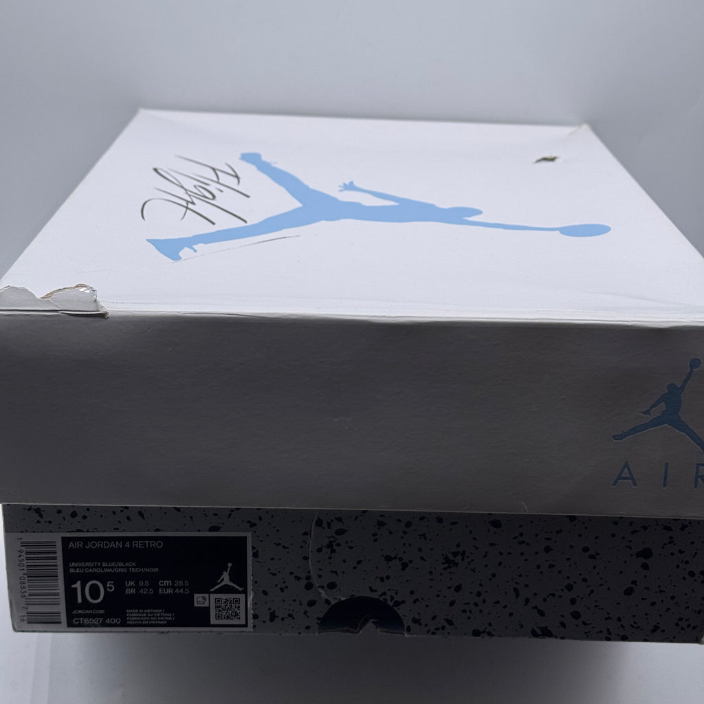 (USED) Jordan 4 University Blue Size 10.5