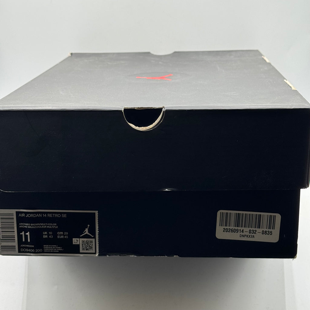 (USED) Jordan 14 Winterized Archaeo Brown Size 11