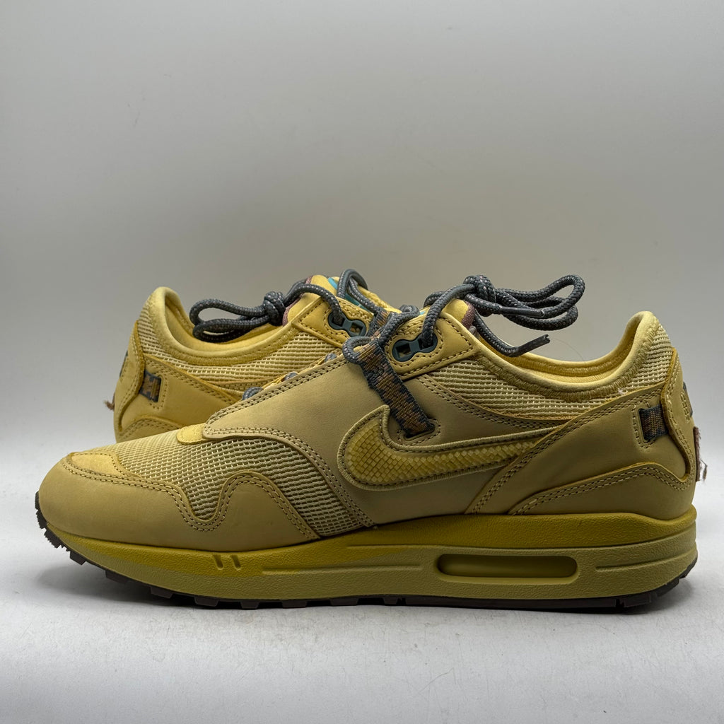 (USED) Nike Air Max 1 Travis Scott Saturn Gold Size 9
