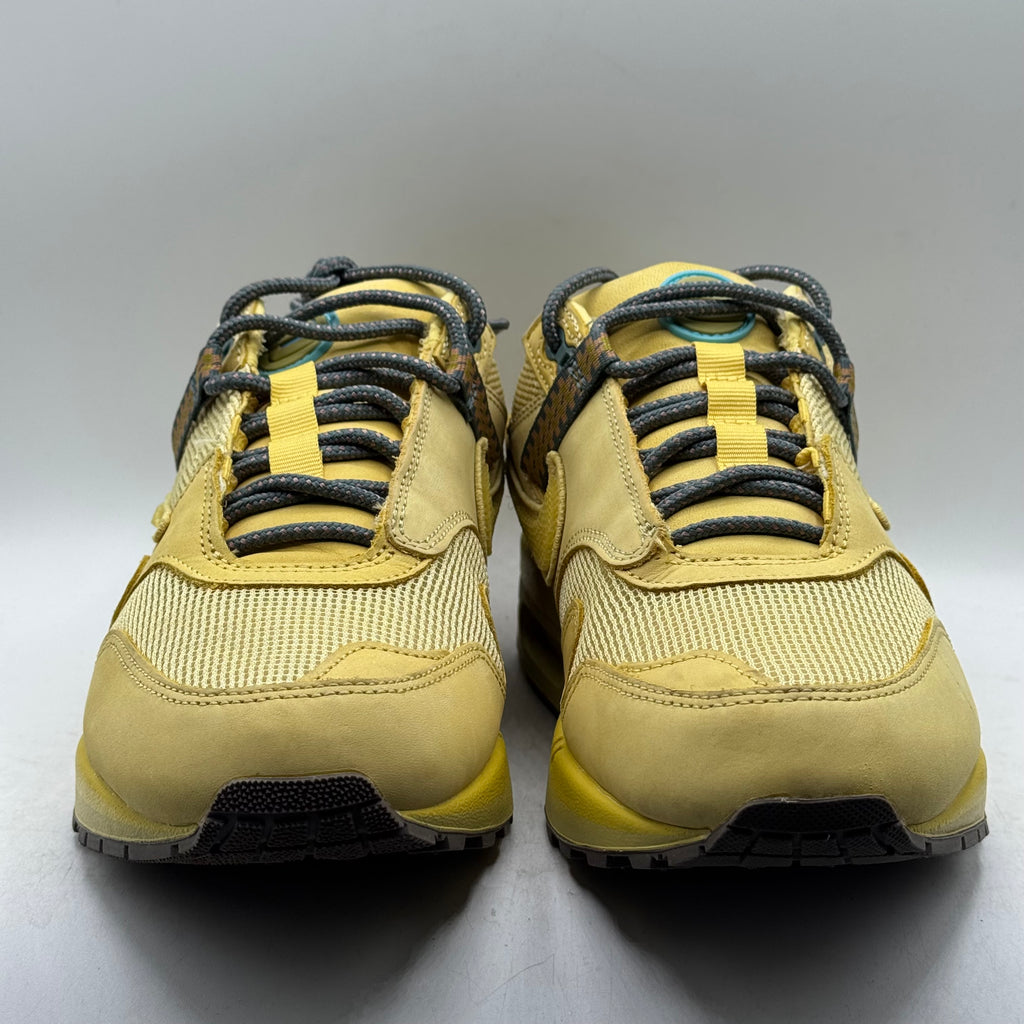 (USED) Nike Air Max 1 Travis Scott Saturn Gold Size 9