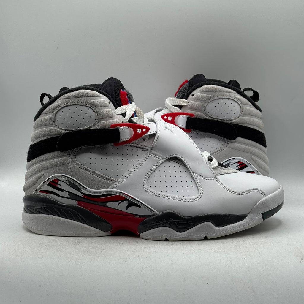 (USED) Jordan 8 White True Red Size 10