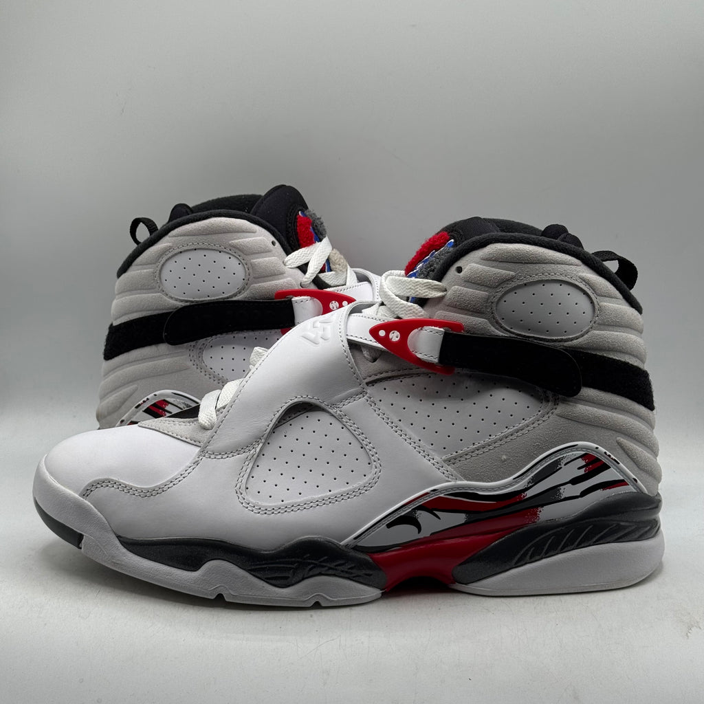 (USED) Jordan 8 White True Red Size 10