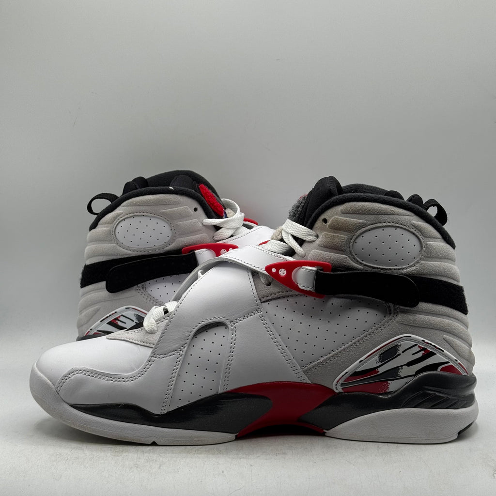 (USED) Jordan 8 White True Red Size 10