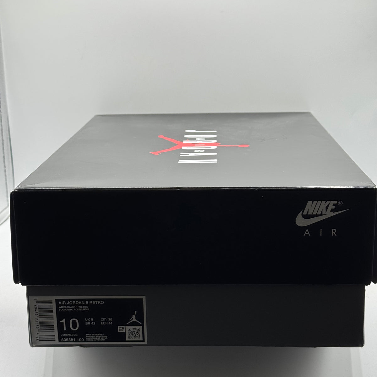 (USED) Jordan 8 White True Red Size 10