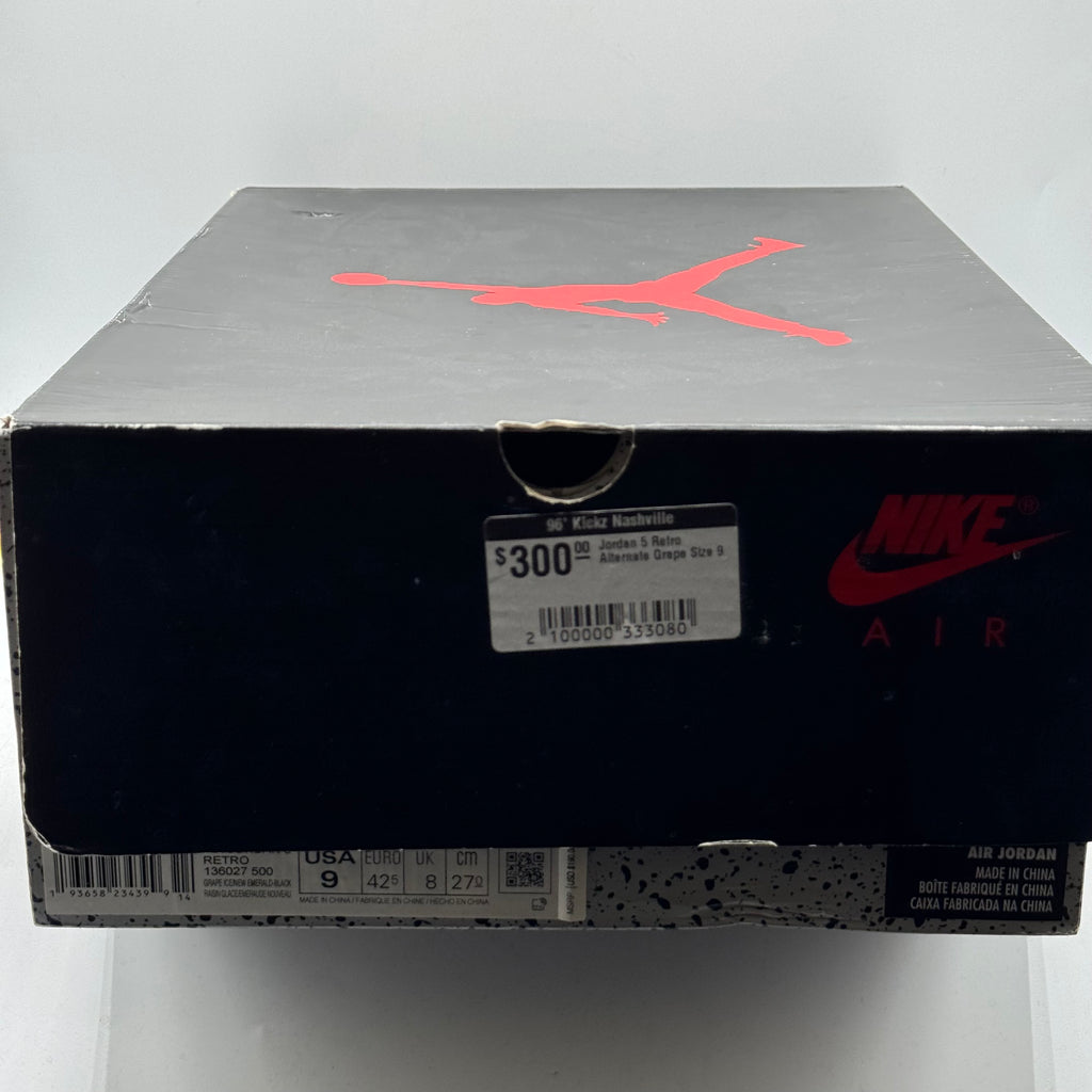 (USED) Jordan 5 Alt Grape Size 9