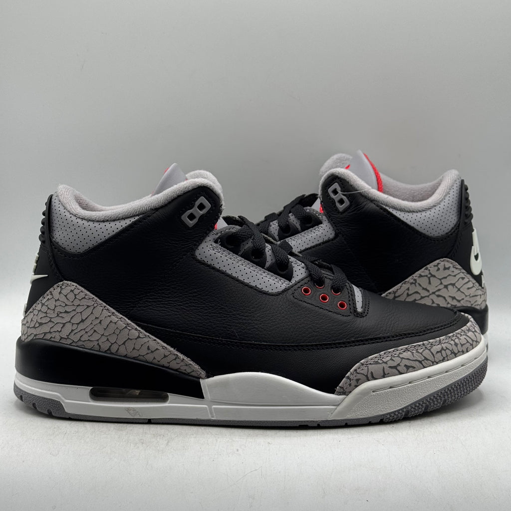 (USED) Jordan 3 Black Cement (2024) Size 9