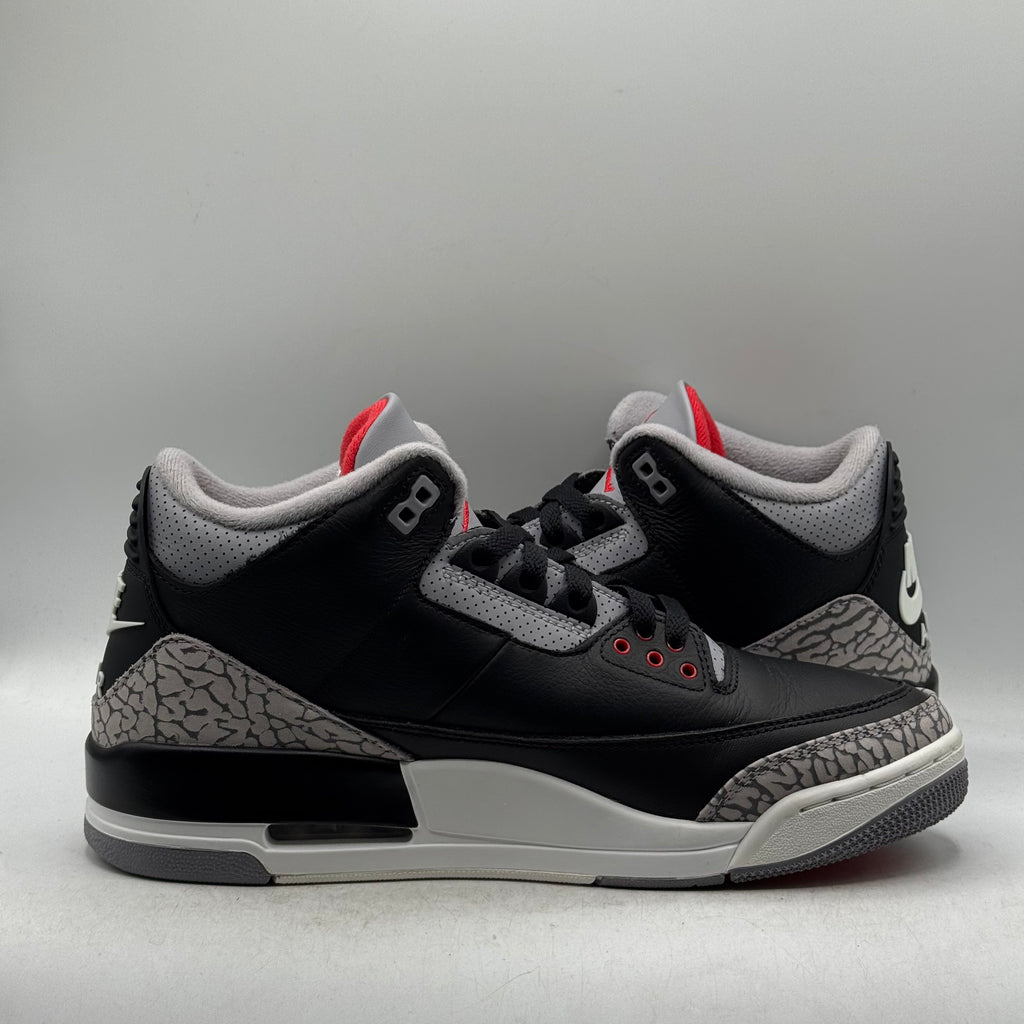 (USED) Jordan 3 Black Cement (2024) Size 9