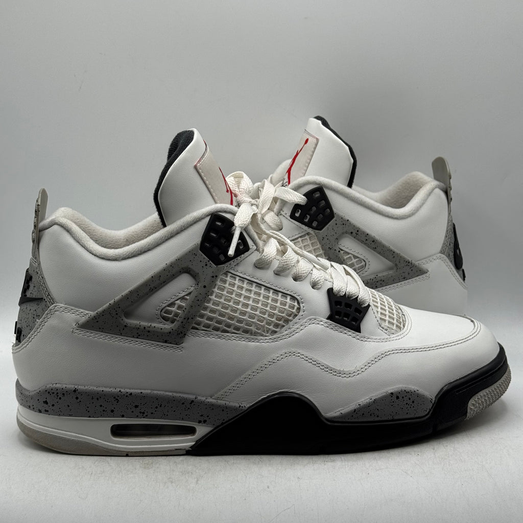 (USED) Jordan 4 White Cement (2025) Size 11.5