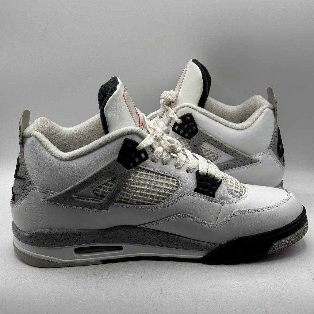 (USED) Jordan 4 White Cement (2025) Size 11.5