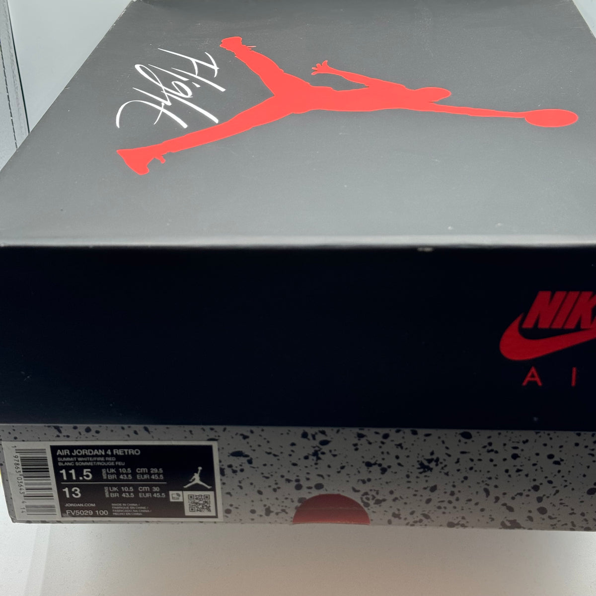 (USED) Jordan 4 White Cement (2025) Size 11.5