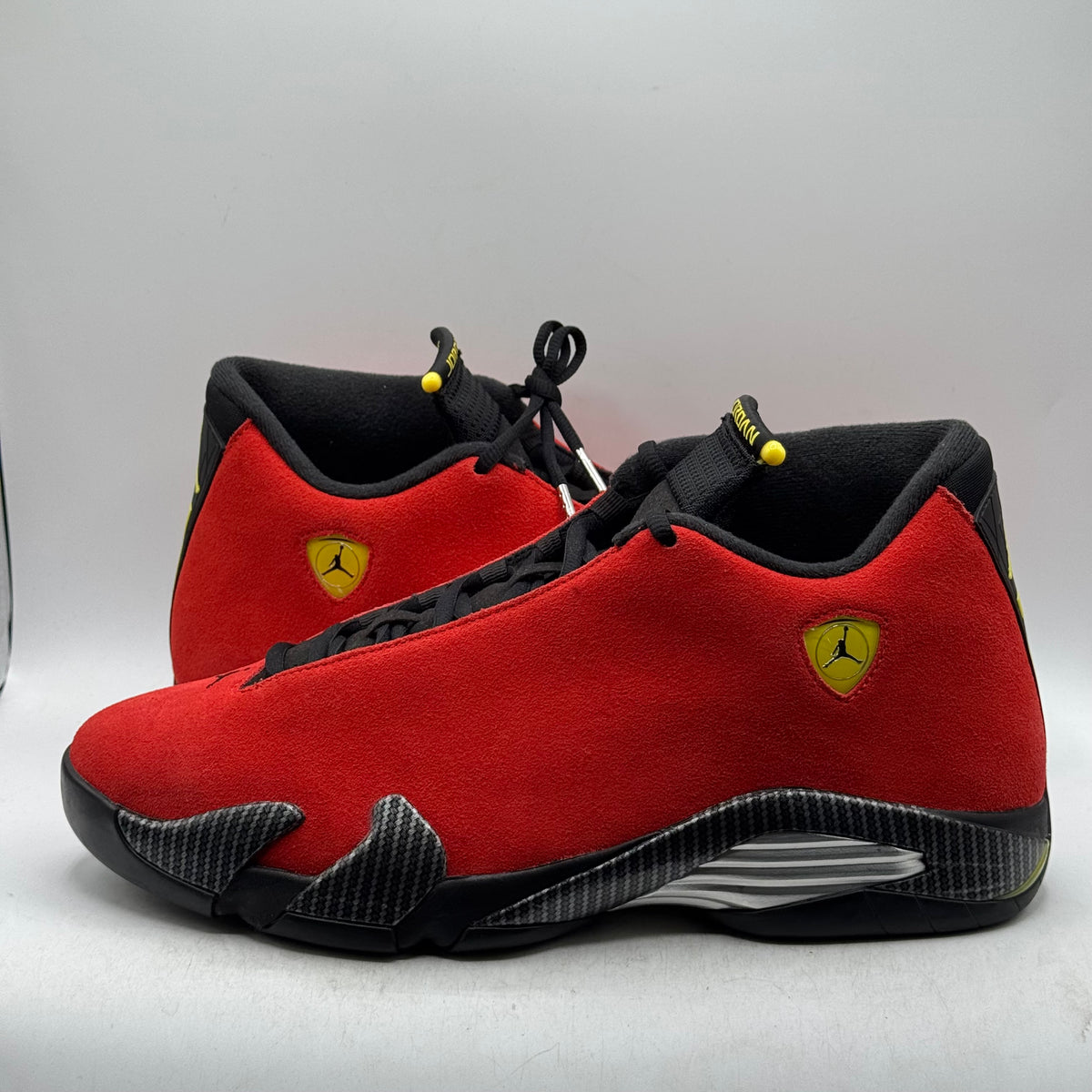(USED NO BOX) Jordan 14 Ferrari Size 12