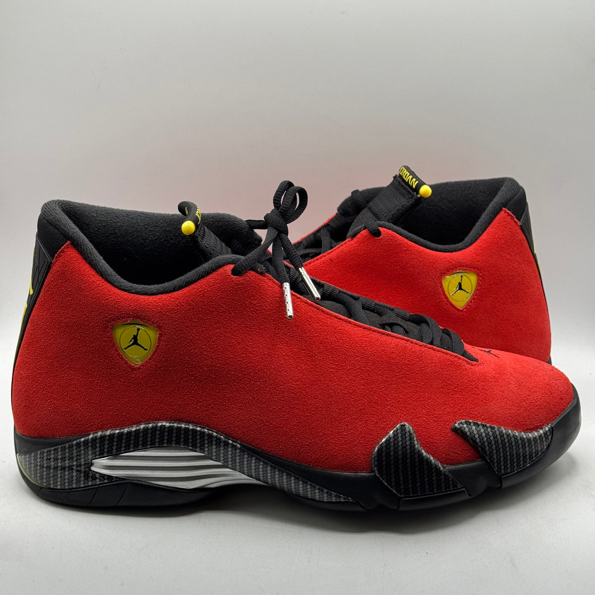 (USED NO BOX) Jordan 14 Ferrari Size 12