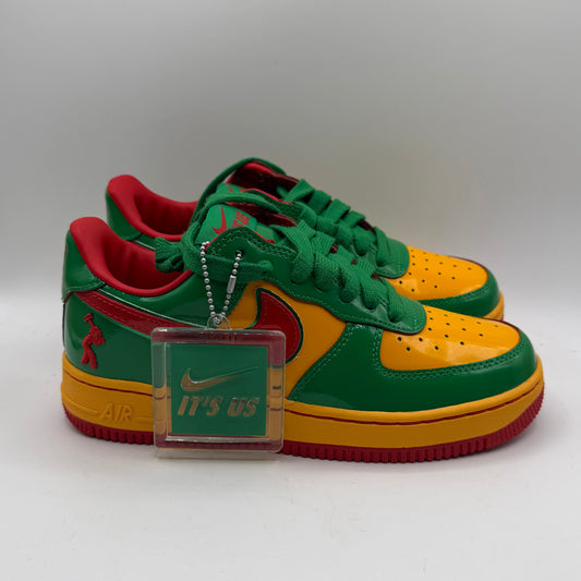 (USED) Nike Air Force 1 Low Lil Yachty Concrete Boys Lucky Green Size 5.5