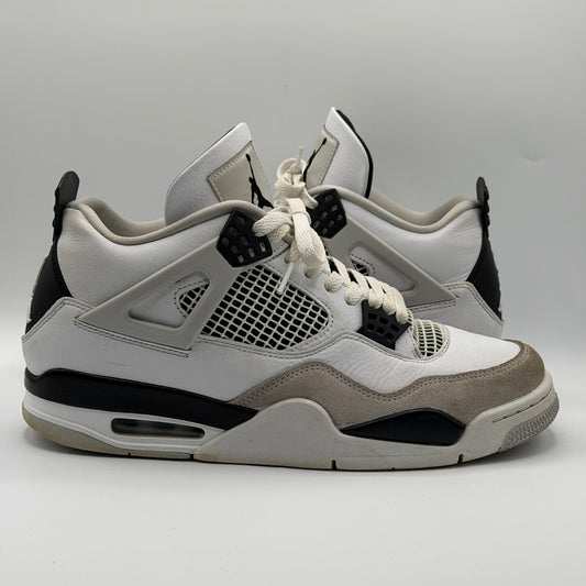 (USED NO BOX) Jordan 4 Retro Military Black Size 10