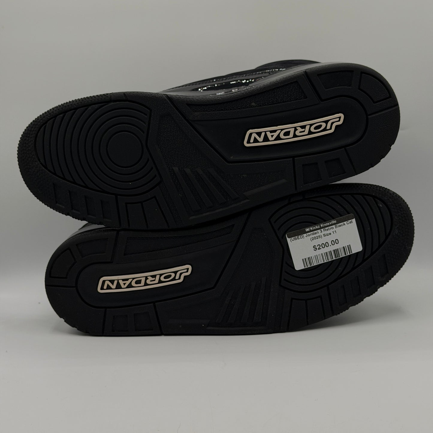 (USED) Jordan 3 Retro Black Cat (2025) Size 11