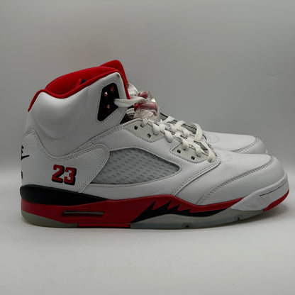 (USED) Jordan 5 Retro Fire Red Black Tongue (2025) Size 11