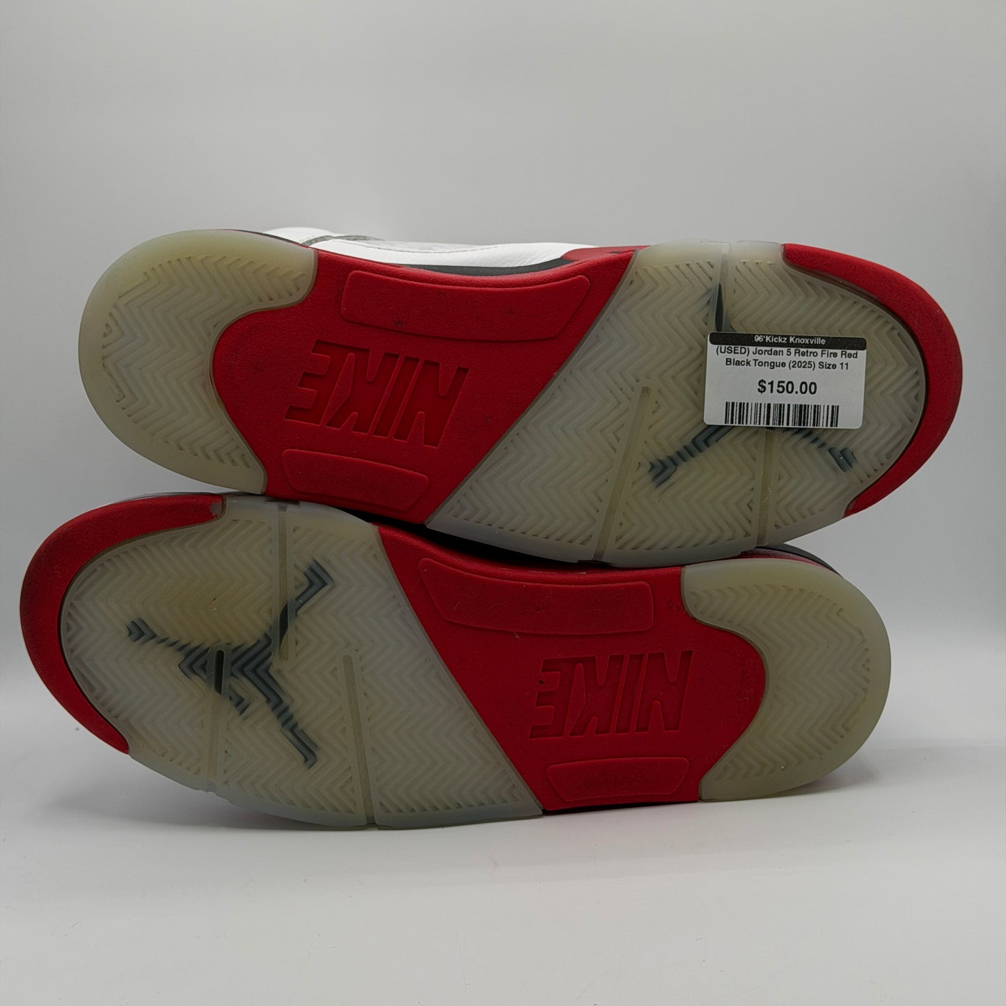 (USED) Jordan 5 Retro Fire Red Black Tongue (2025) Size 11