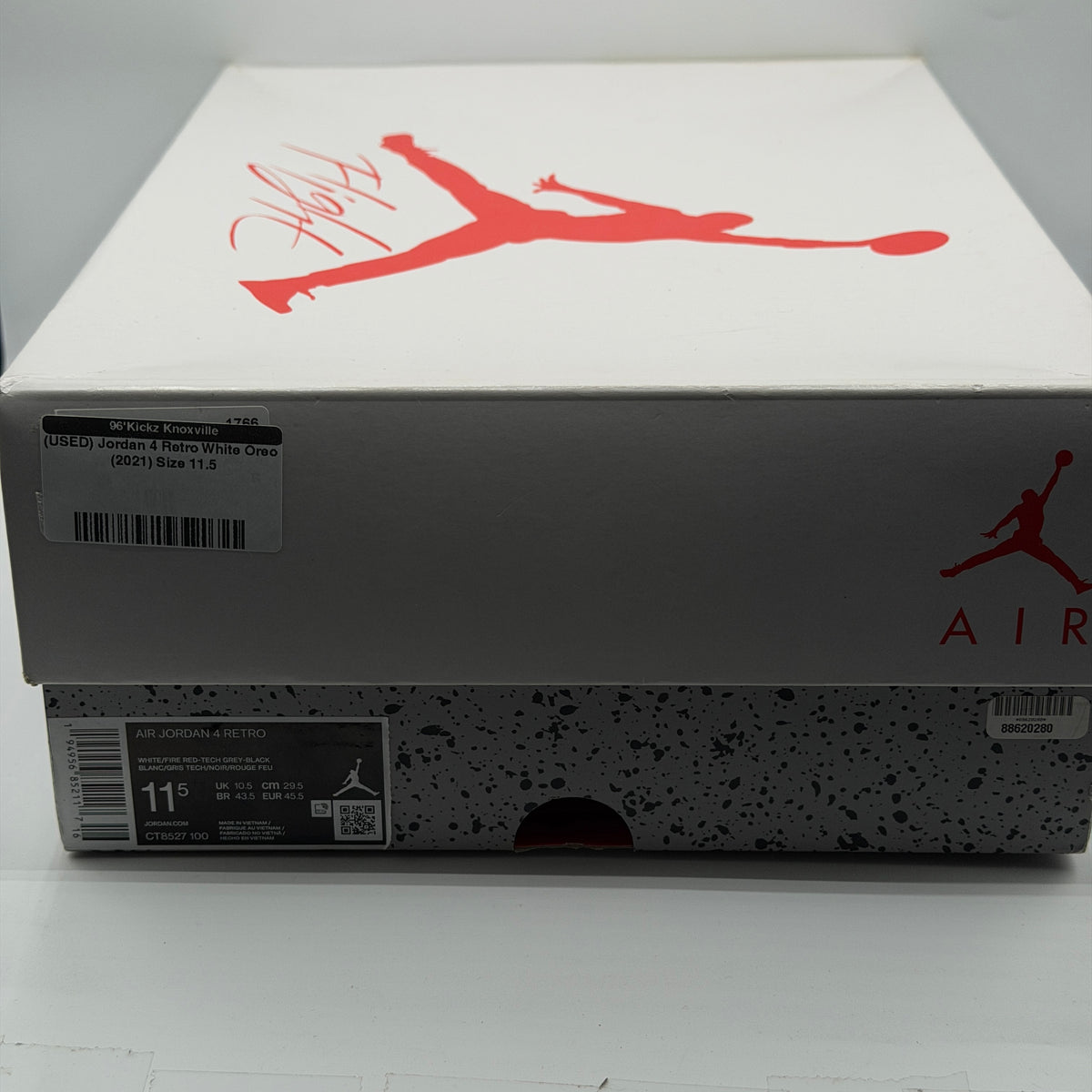 (USED) Jordan 4 Retro White Oreo (2021) Size 11.5