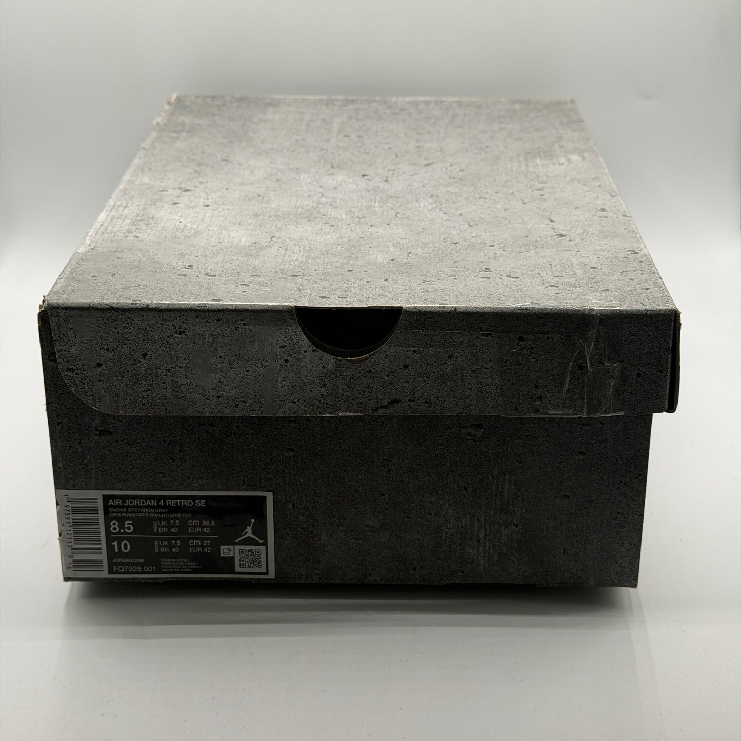 (USED) Jordan 4 Retro Paris Wet Cement Size 8.5
