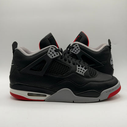(USED NO BOX) Jordan 4 Retro Bred Reimagined Size 10
