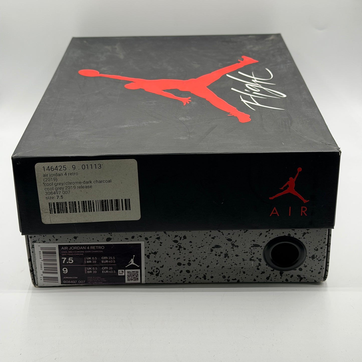 (USED) Jordan 4 Retro Cool Grey (2019) Size 7.5