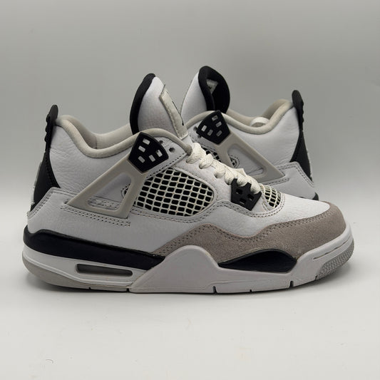 (USED) Jordan 4 Retro Military Black Size 4Y