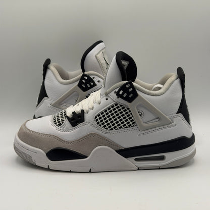 (USED) Jordan 4 Retro Military Black Size 4Y