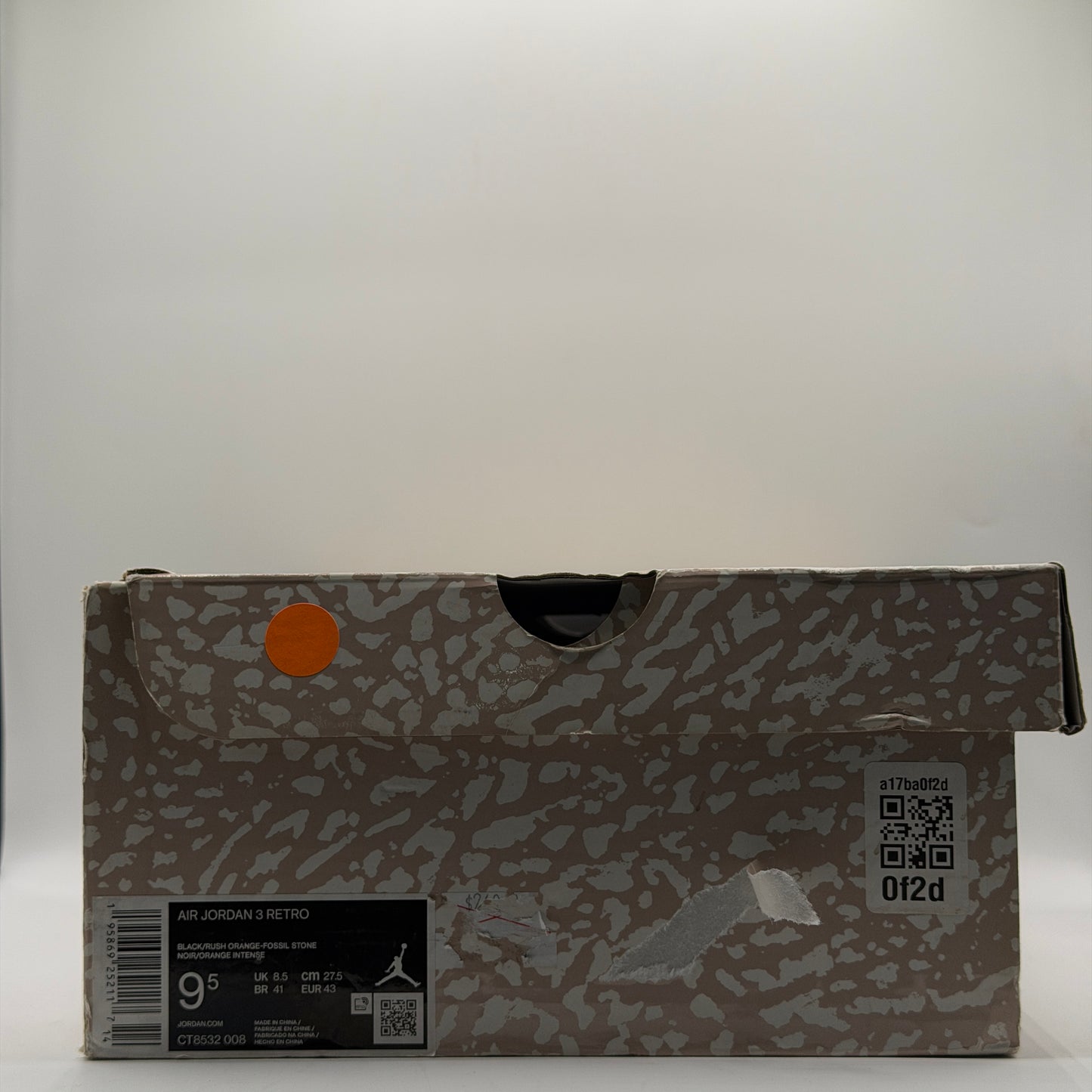 (USED) Jordan 3 Retro Desert Elephant Size 9.5