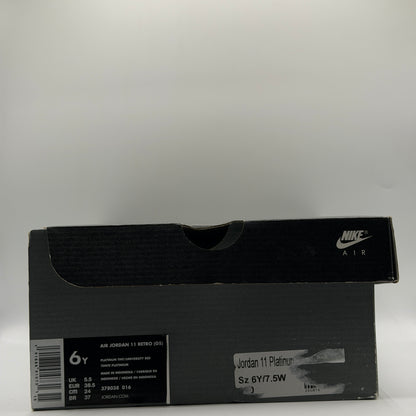 (USED) Jordan 11 Retro Platinum Tint Size 6Y