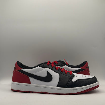 (USED) Jordan 1 Retro Low OG Black Toe (2023) Size 11