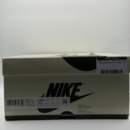 (USED) Jordan 1 Retro Low OG SP Travis Scott Olive (W) 13W/11.5M