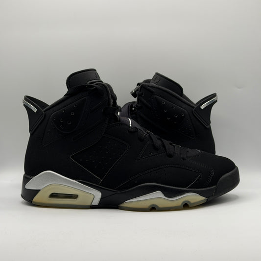 (USED NO BOX) Jordan Retro 6 Chrome Size 10