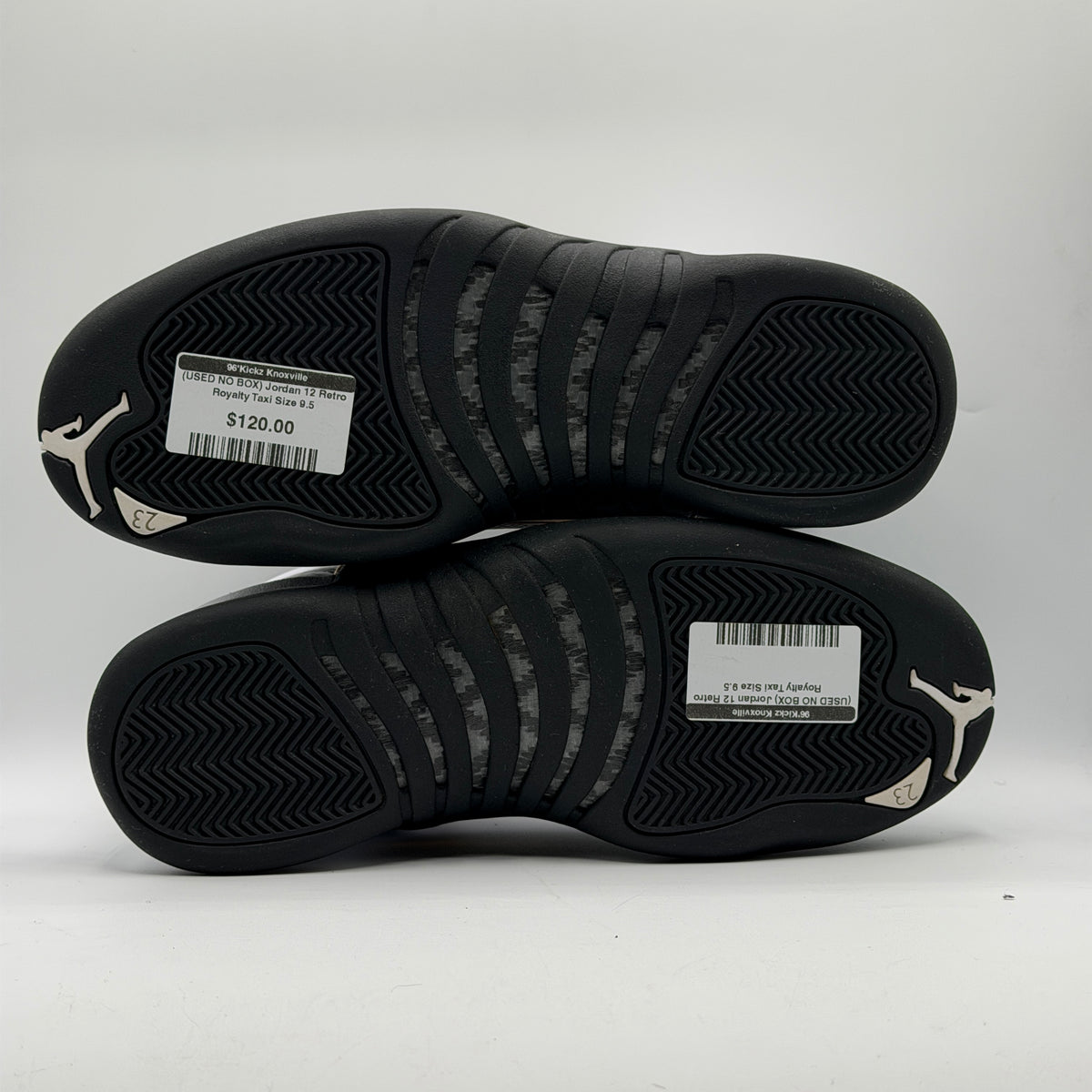 (USED NO BOX) Jordan 12 Retro Royalty Taxi Size 9.5