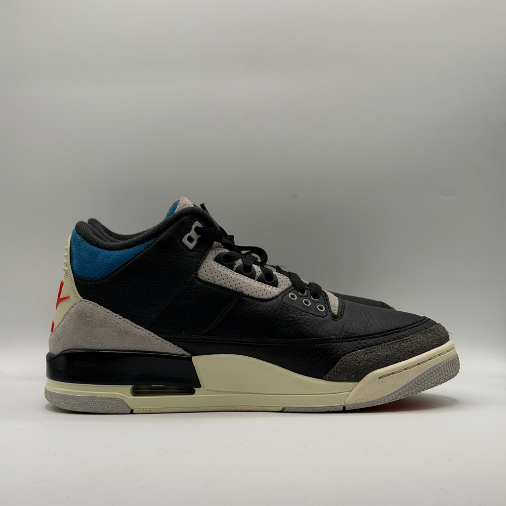(USED NO BOX) Jordan 3 Retro Rare Air Size 8.5