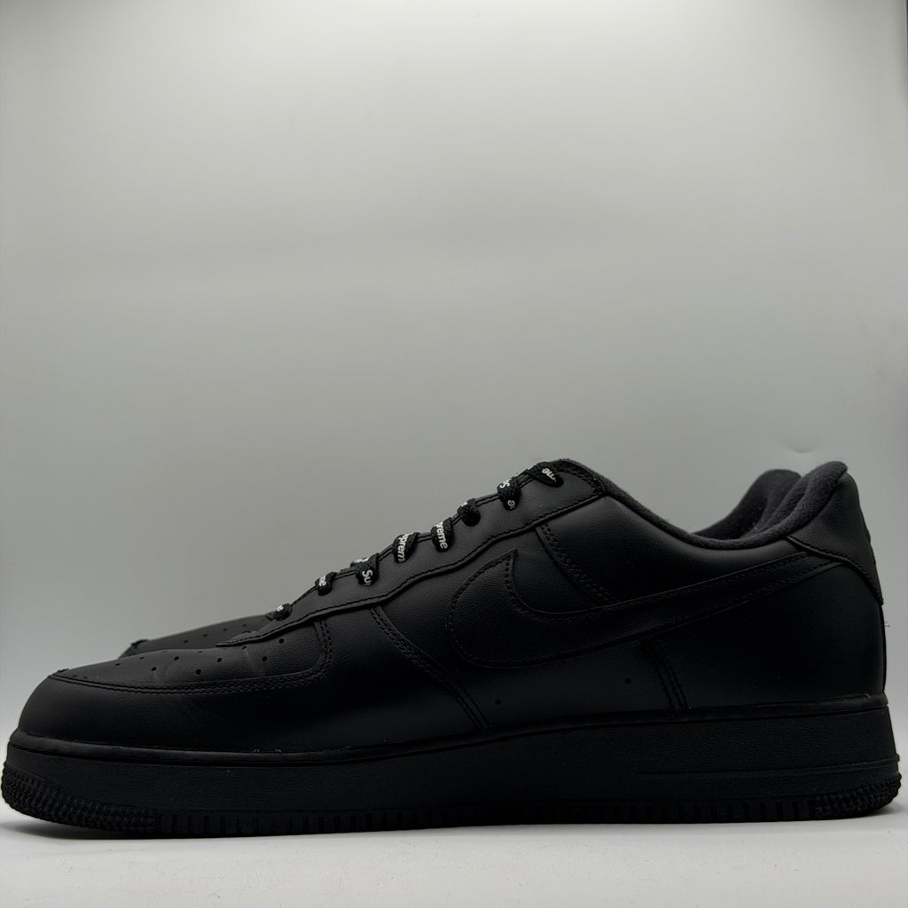 (USED REP BOX) Nike Air Force 1 Supreme Black Size 15