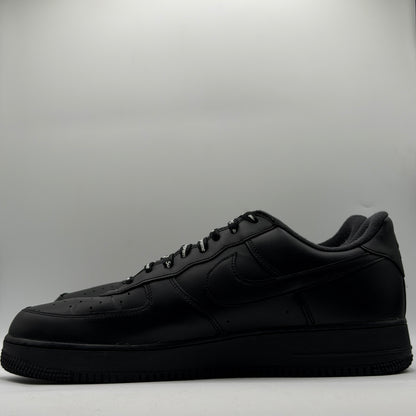 (USED REP BOX) Nike Air Force 1 Supreme Black Size 15