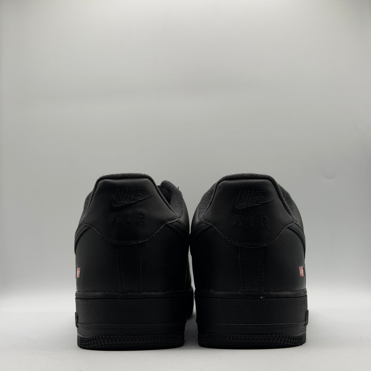 (USED REP BOX) Nike Air Force 1 Supreme Black Size 15