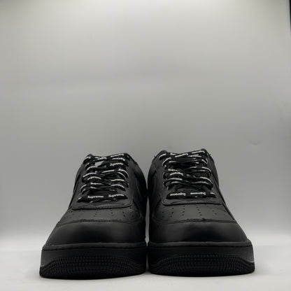 (USED REP BOX) Nike Air Force 1 Supreme Black Size 15