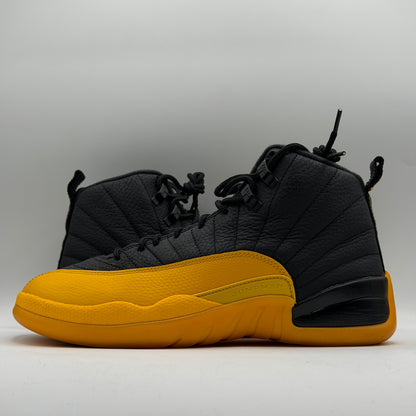 (USED No Box) Jordan 12 Retro Black University Gold Size 8