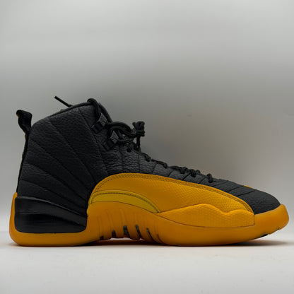 (USED No Box) Jordan 12 Retro Black University Gold Size 8