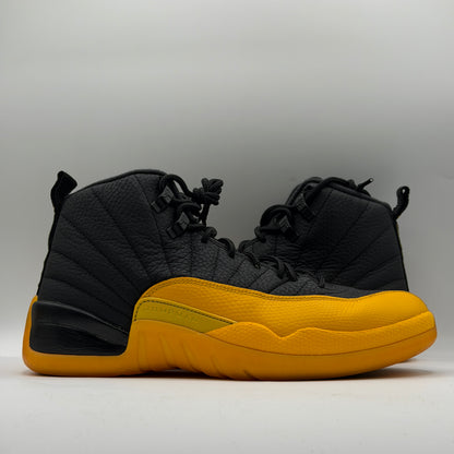 (USED No Box) Jordan 12 Retro Black University Gold Size 8