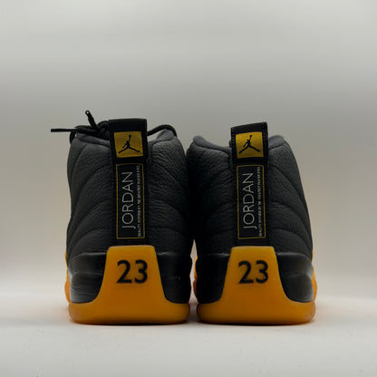 (USED No Box) Jordan 12 Retro Black University Gold Size 8