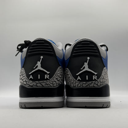(USED No Box) Jordan 3 Retro Varsity Royal Cement Size 13
