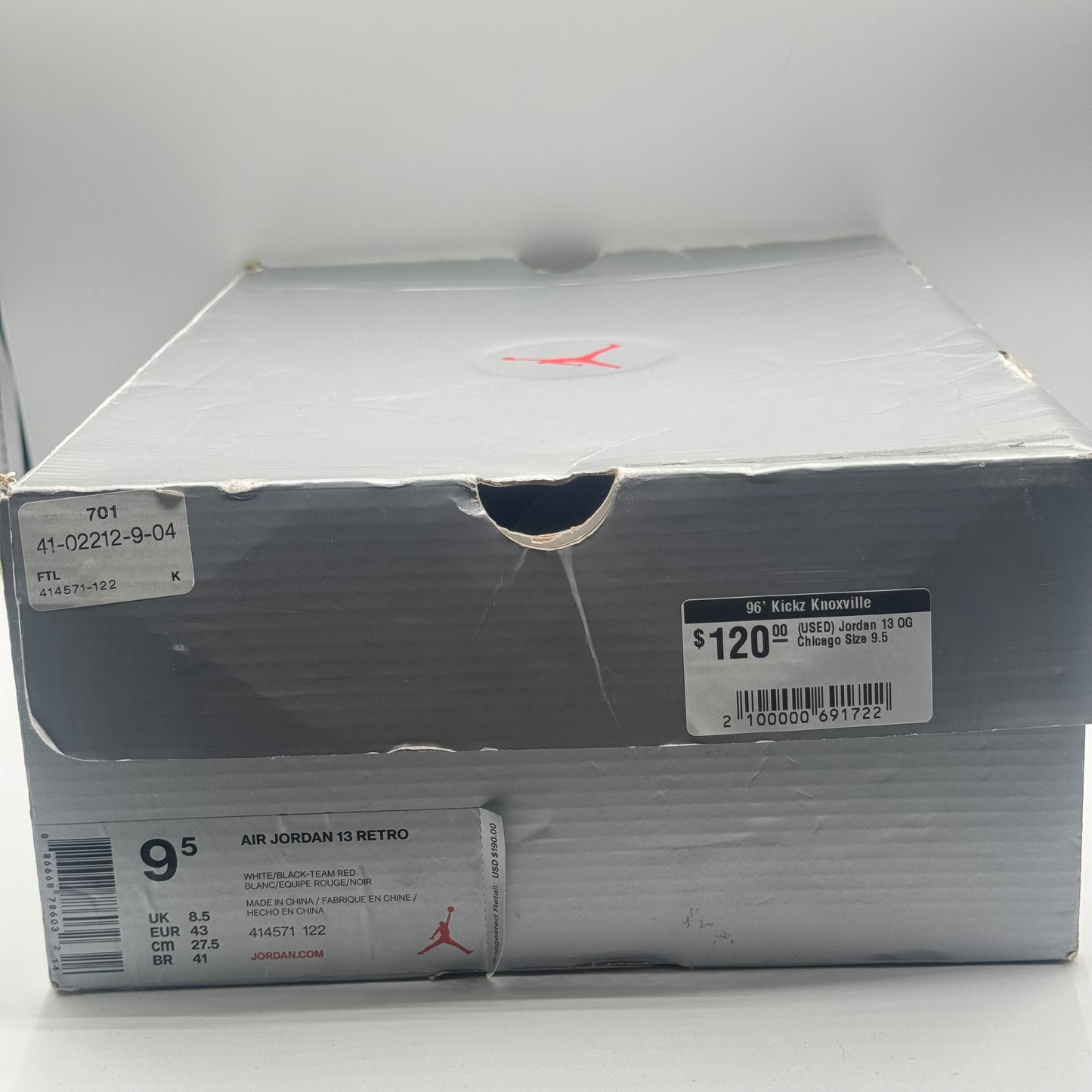(USED) Jordan 13 OG Chicago Size 9.5