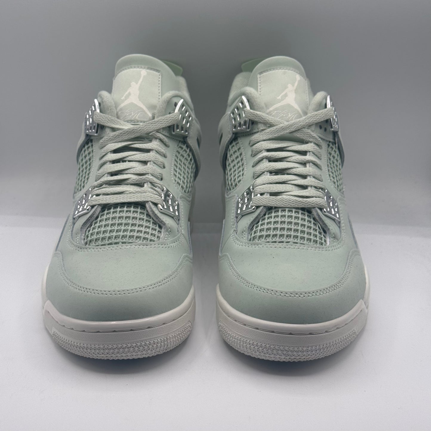 (USED REP BOX) Jordan 4 Seafoam Sail Size 12W/10.5M