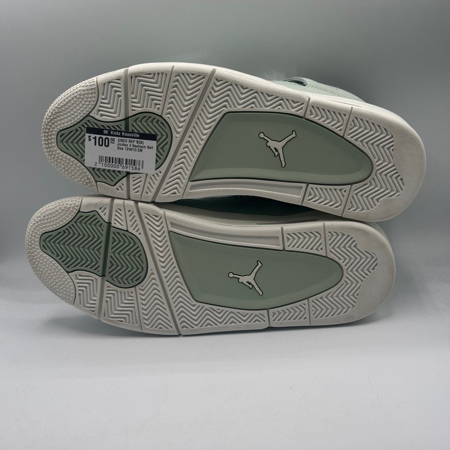 (USED REP BOX) Jordan 4 Seafoam Sail Size 12W/10.5M