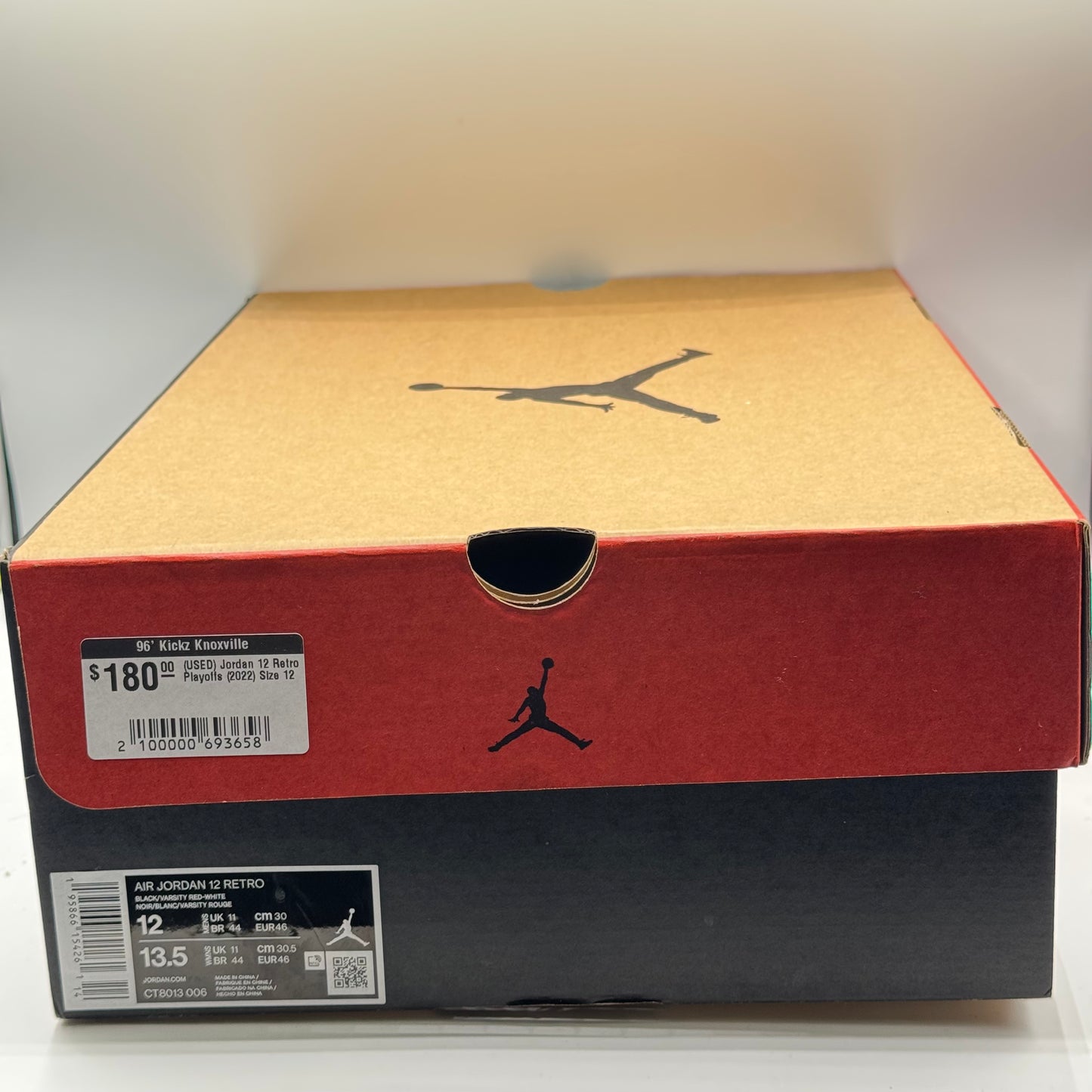 (USED) Jordan 12 Retro Playoffs (2022) Size 12