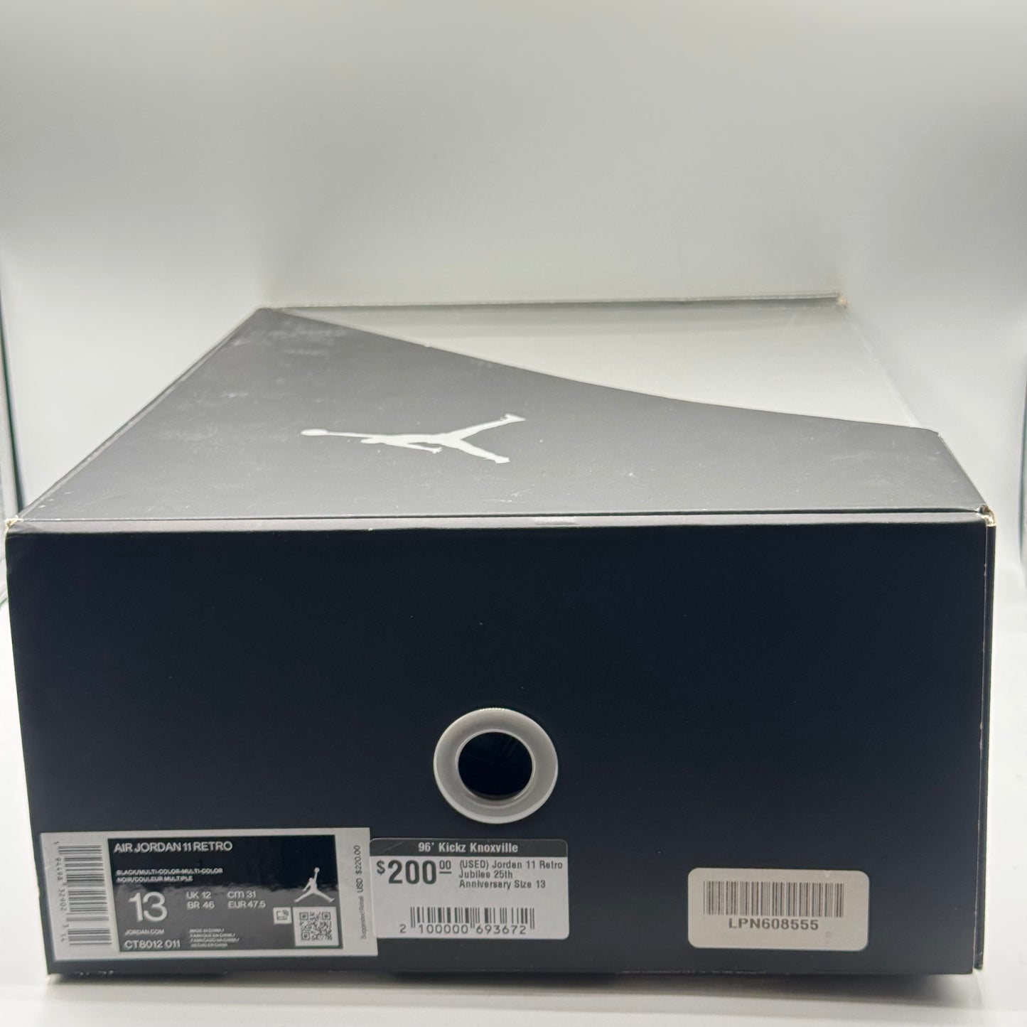 (USED) Jordan 11 Retro Jubilee 25th Anniversary Size 13