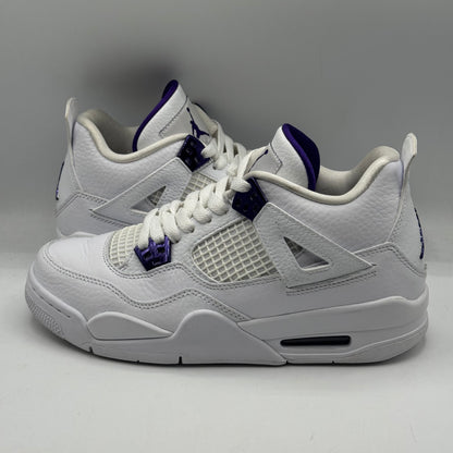 (USED) Jordan 4 Retro Metallic Purple (GS) Size 6.5Y